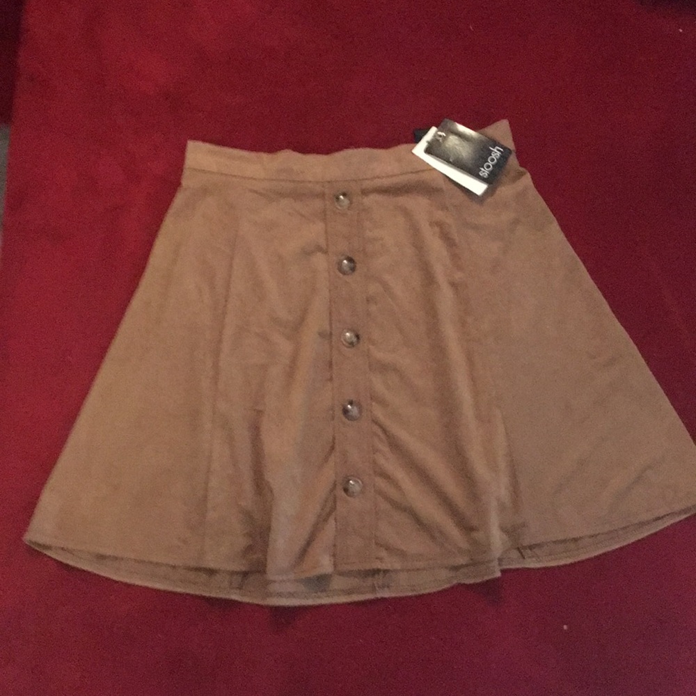 Super cute Suede flowing skirt